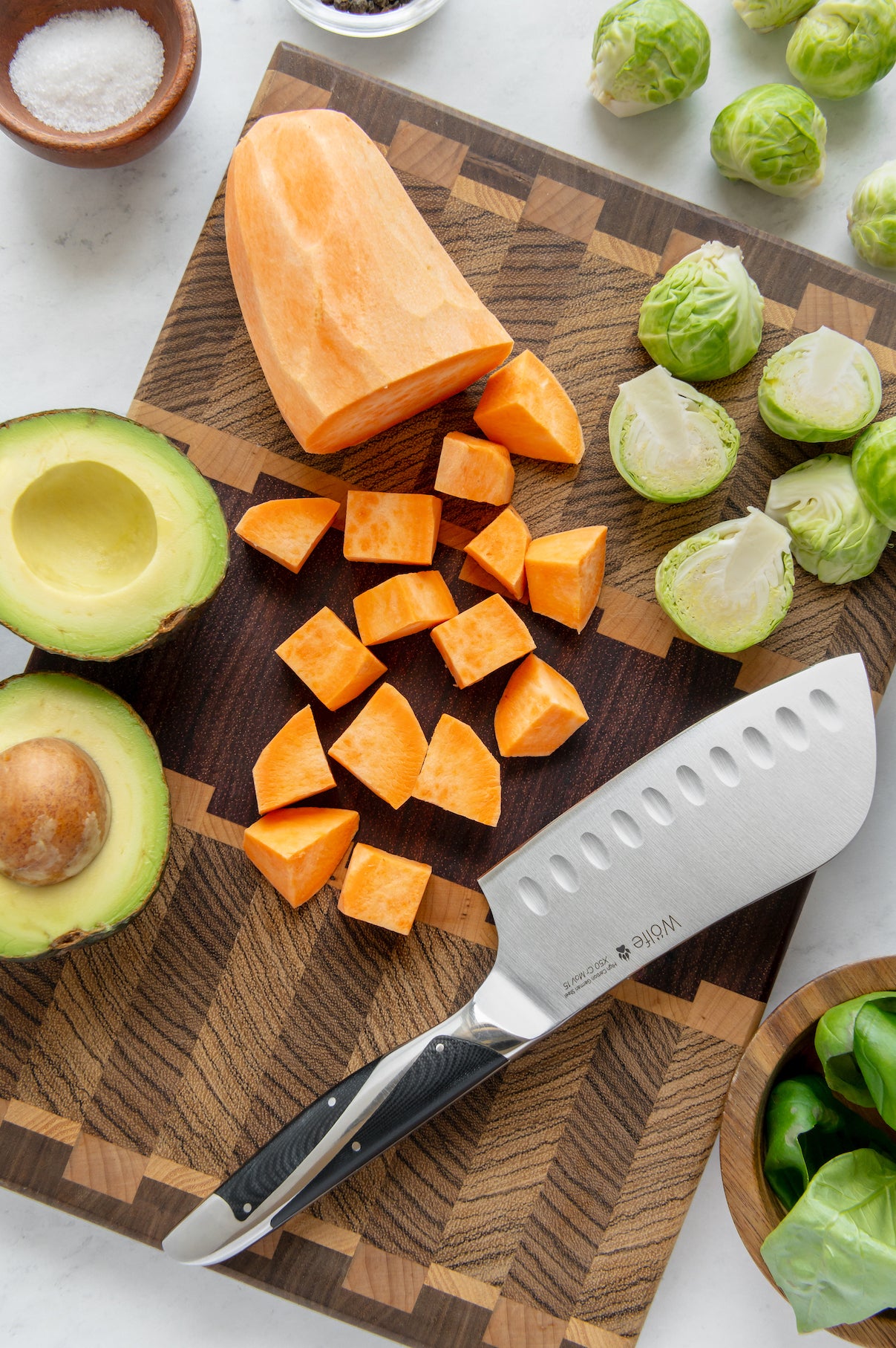 Wölfe Cleaver Knife 4”