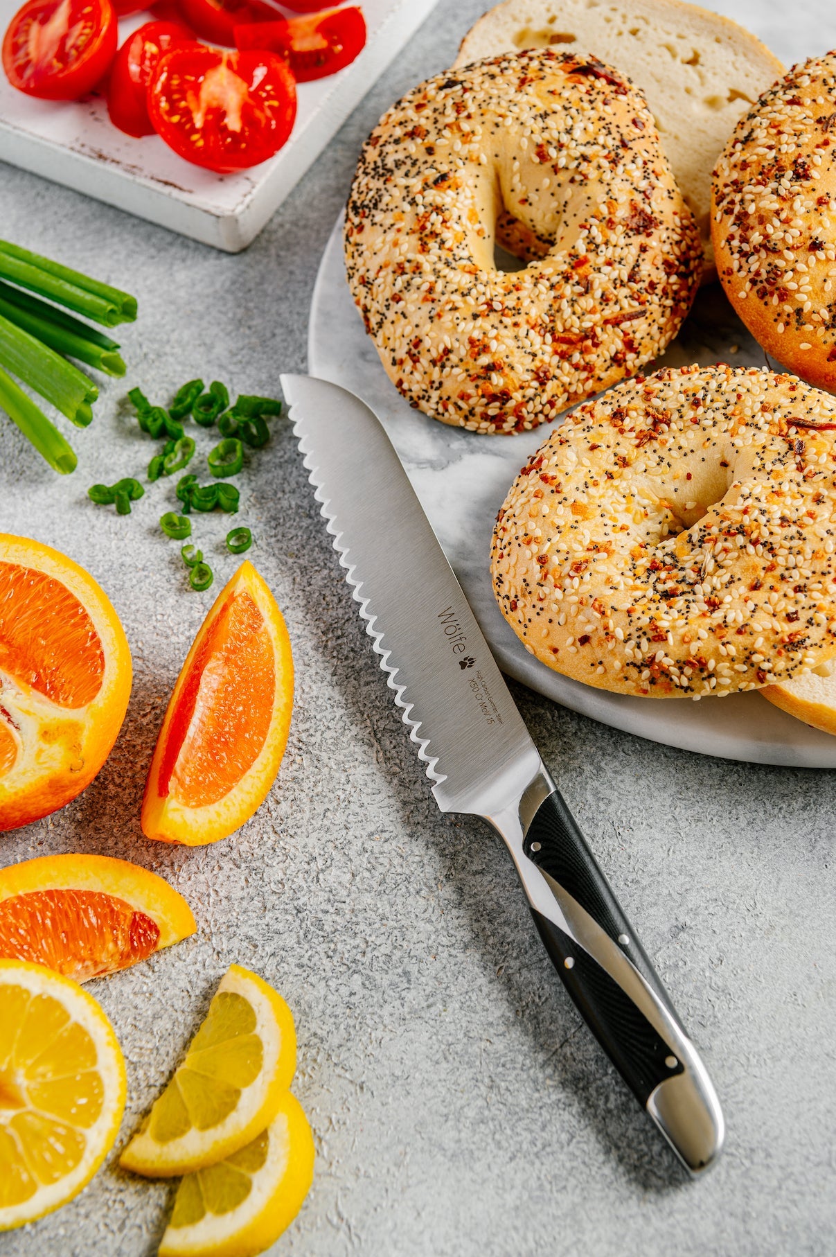 Wölfe 6" Scalloped Utility Knife